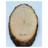 VINTAGE CARVED WOOD INDIAN GIRL PAINTING WALL HOME DECOR