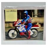 SIGNED PHOTO BY REB BROWN AS EVIL KNIEVEL