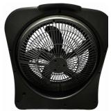 9" DUAL POWER PORTABLE FAN, SET OF 2
