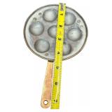 VINTAGE COPPER EGG POACHER/DANISH PANCAKE BALLS/ESCARGOT BAKER