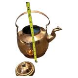 VINTAGE COPPER TEA KETTLE