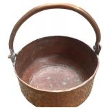 VINTAGE 4.75" COPPER POT WITH HANDLE