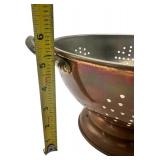 VINTAGE 9" COPPER STRAINER