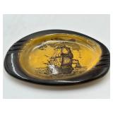 VINTAGE ASHTRAY SHIP ARTWORK