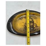 VINTAGE ASHTRAY SHIP ARTWORK