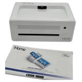 iHome PHOTO PRINTER, BRAND NEW, OPEN BOX