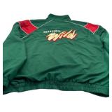 VINTAGE MN WILD WINDBREAKER JACKET, SIZE XL