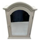 WHITE WALL CURIO CABINET