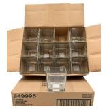 VOTIVE CUBE VASES, TWO DOZEN, 24 COUNT
