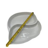 VINTAGE 16" SEASHELL SHAPED SERVING DISH