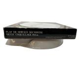 VINTAGE 16" SEASHELL SHAPED SERVING DISH