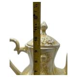 VINTAGE MCM POTTERY TEA POT 11.75" TALL
