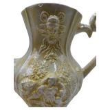 VINTAGE MCM POTTERY TEA POT 11.75" TALL