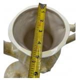 VINTAGE MCM POTTERY TEA POT 11.75" TALL