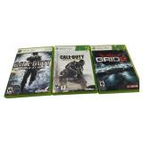 XBOX 360 GAMES AND ONE CONTROLLER