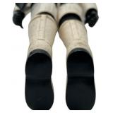 VINTAGE LUKE SKYWALKER ACTION FIGURE WITH REMOVABLE HELMET AND DARTH MAUL SANDALS