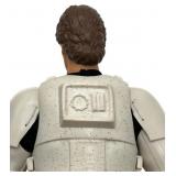 VINTAGE LUKE SKYWALKER ACTION FIGURE WITH REMOVABLE HELMET AND DARTH MAUL SANDALS