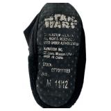 VINTAGE LUKE SKYWALKER ACTION FIGURE WITH REMOVABLE HELMET AND DARTH MAUL SANDALS