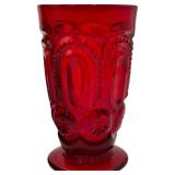 VINTAGE LE SMITH 4 MOON AND STAR 13 OZ FOOTED ICED TEA GLASSES