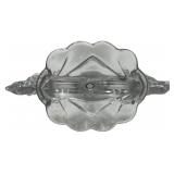 CRYSTAL CAMBRIDGE CAPRICE TRIPLE CANDLESTICK HOLDER ART HOME DECOR