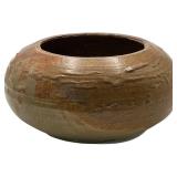 UNKNOWN, UNSIGNED POTTERY BOWL VASE