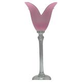 TULIP GLASS CANDLE HOLDER