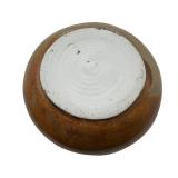 UNKNOWN, UNSIGNED POTTERY BOWL VASE