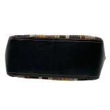 FOSSIL PURSE/BLACK AND BROWN FOSSIL JACQUARD