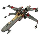STAR WARS: LEGO 7140 COUNTED. COMPLETE SET. X-Wing Fighter
