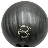 VINTAGE BRUNSWICK / THE PEARL BOWLING BALL-GRAY SILVER SMOKE SWIRL