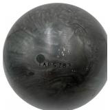 VINTAGE BRUNSWICK / THE PEARL BOWLING BALL-GRAY SILVER SMOKE SWIRL