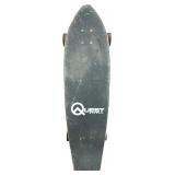 QUEST SKATEBOARD, RED/BLK 44IN