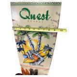 QUEST SKATEBOARD PALM TREES 36 INCHES