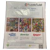 MOON OVER MINNEAPOLIS- 1000 PIECES-  TWIST PUZZLE