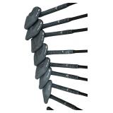 TAYLOR MADE BAG WITH PRIMA GOLF CLUB SET WITH ATTACHMENTS