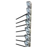 TAYLOR MADE BAG WITH PRIMA GOLF CLUB SET WITH ATTACHMENTS