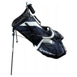 TAYLOR MADE BAG WITH PRIMA GOLF CLUB SET WITH ATTACHMENTS