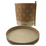 VINTAGE HATS WITH LARGE HAT BOX