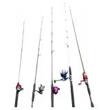 FAMILY FISHING POLE BUNDLE OF 5