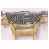 CAFE TABLE AND 4 CHAIRS