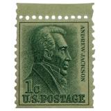 1963 ANDREW JACKSON 1 CENT STAMP, UNUSED