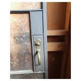 Vintage Doors (545277) Metal Doors with Frosted Glass Panes