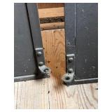 Vintage Doors (545277) Metal Doors with Frosted Glass Panes