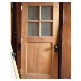 Lot of Vintage Door (545376) Two Wooden Doors *See Description
