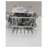 Suction Combo Basket Bathroom Shower Storage Nickel Finish