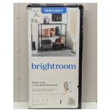 3 Tier Wide Wire Shelving - Brightroom™ - Black