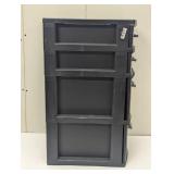 4 Drawer Medium Tower Black - Brightroom