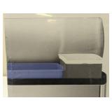 simplehuman 46L Dual Compartment Kitchen Step Trash Can & Recycler Stainless Steel Garbage Can with Fingerprint Proof Finish