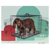 Wire Collapsible Dog Crate - Black - Boots & Barkley™ - Medium