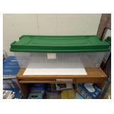 200qt Latching Tree Box - Clear Base with Regal Green Lid and Latch - Brightroom™, 200qt Capacity